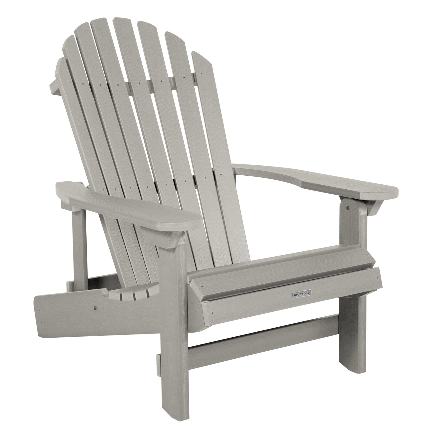 King Hamilton Folding & Reclining Adirondack Chair Adirondack Chairs Highwood USA Harbor Gray 