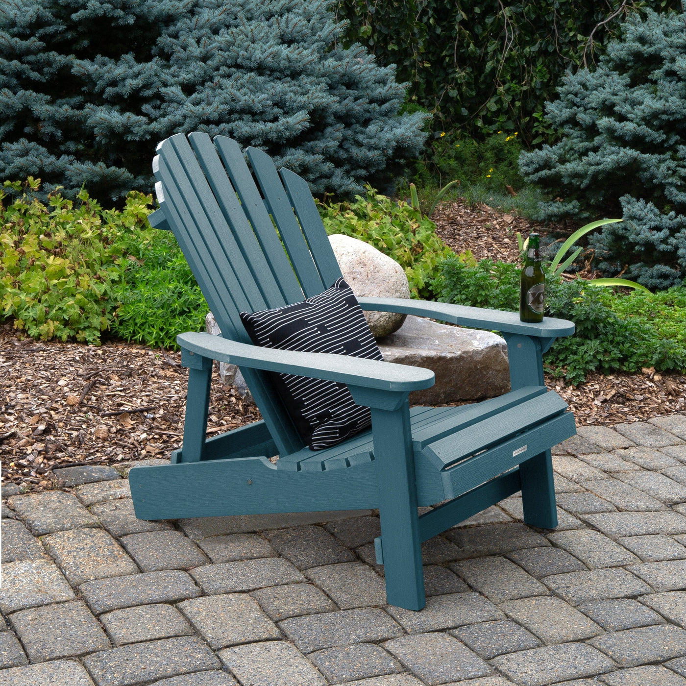 King Hamilton Folding & Reclining Adirondack Chair Adirondack Chairs Highwood USA 