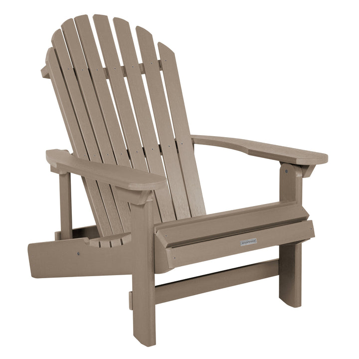 King Hamilton Folding & Reclining Adirondack Chair Adirondack Chairs Highwood USA Woodland Brown 