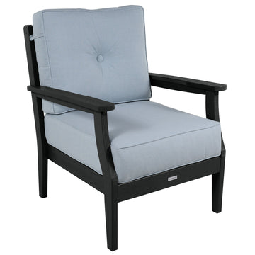 Lehigh Deep Seating Club Chair Deep Seating Highwood USA Bliss Dew Black 