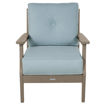 Lehigh Deep Seating Club Chair Deep Seating Highwood USA Bliss Dew Woodland Brown 