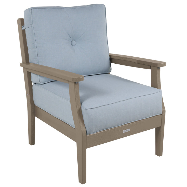 Lehigh Deep Seating Club Chair Deep Seating Highwood USA Bliss Dew Woodland Brown 