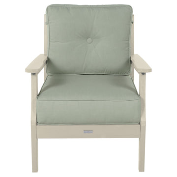 Lehigh Deep Seating Club Chair Deep Seating Highwood USA Canvas Seasalt Whitewash 