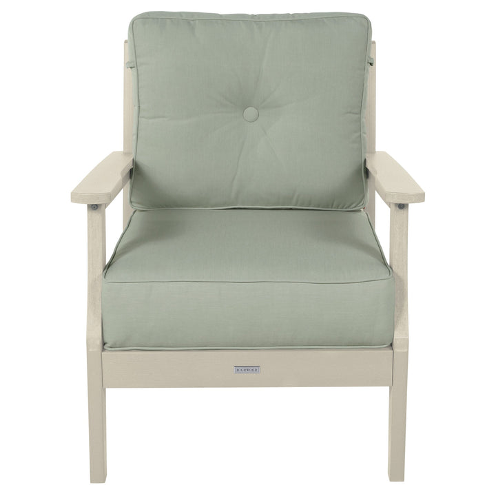 Lehigh Deep Seating Club Chair Deep Seating Highwood USA Canvas Seasalt Whitewash 
