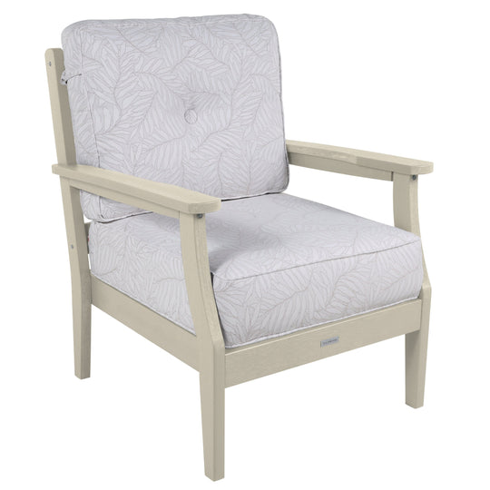 Lehigh Deep Seating Club Chair Deep Seating Highwood USA Lively Parchment Whitewash 