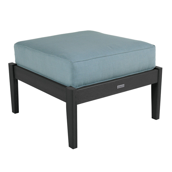 Lehigh Deep Seating Ottoman Deep Seating Highwood USA Bliss Dew Black 