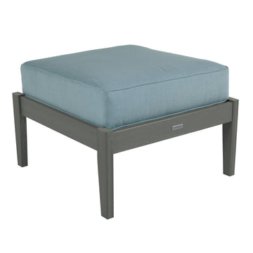 Lehigh Deep Seating Ottoman Deep Seating Highwood USA Bliss Dew Coastal Teak 