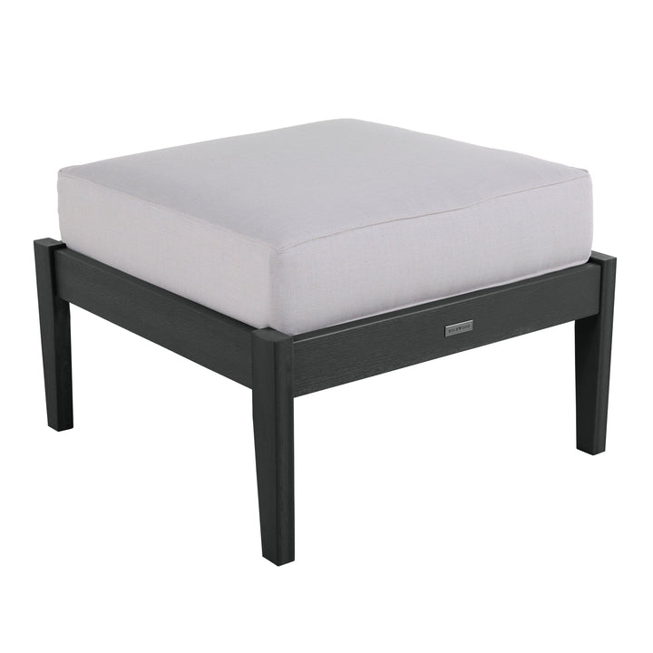 Lehigh Deep Seating Ottoman Deep Seating Highwood USA Bliss Linen Black 