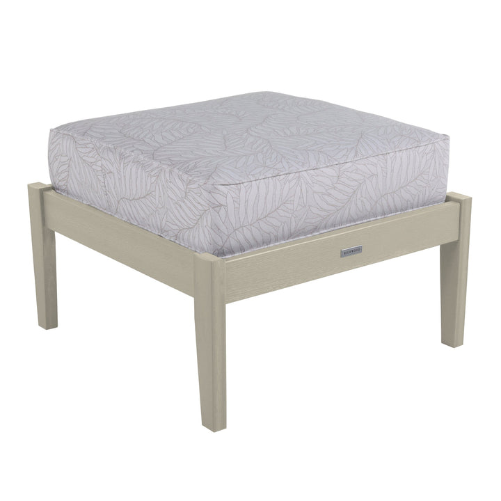 Lehigh Deep Seating Ottoman Deep Seating Highwood USA Lively Parchment Whitewash 
