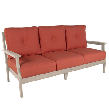Lehigh Deep Seating Sofa Deep Seating Highwood USA Canvas Persimmon Whitewash 