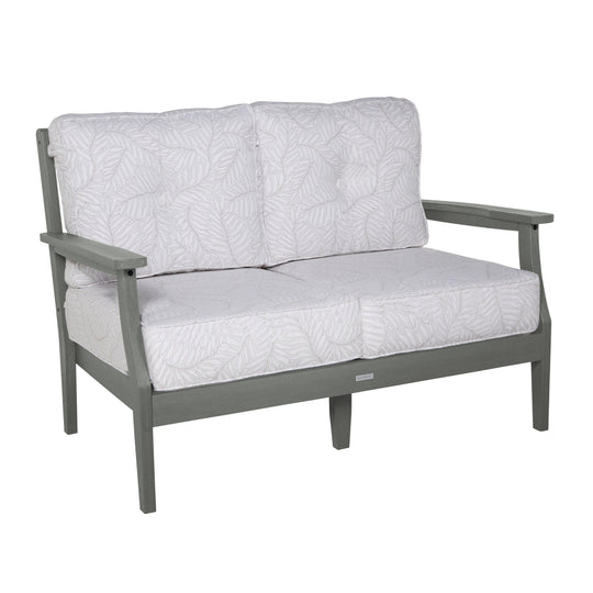 Lehigh Deep Seating Loveseat Deep Seating Highwood USA Lively Parchment Coastal Teak 