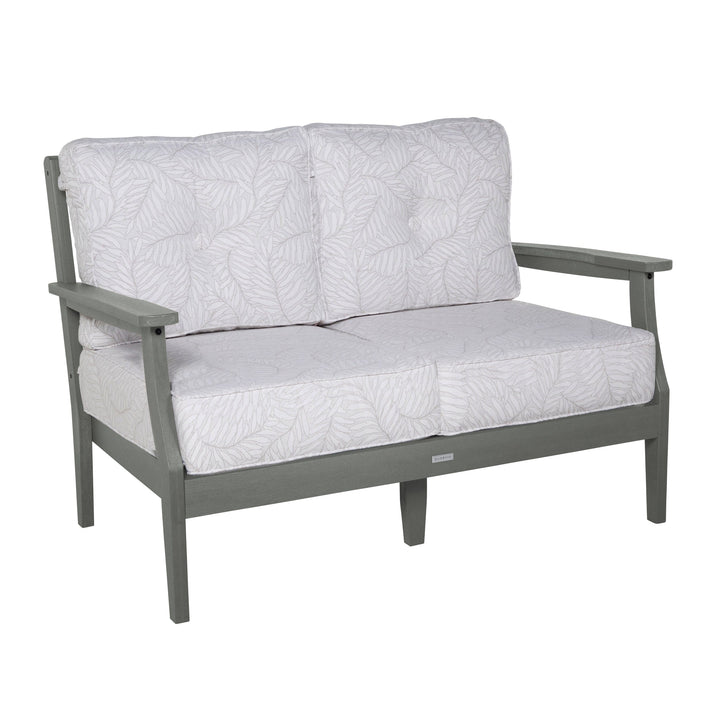 Lehigh Deep Seating Loveseat Deep Seating Highwood USA Lively Parchment Coastal Teak 