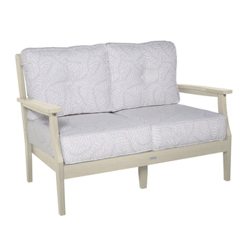 Lehigh Deep Seating Loveseat Deep Seating Highwood USA Lively Parchment Whitewash 