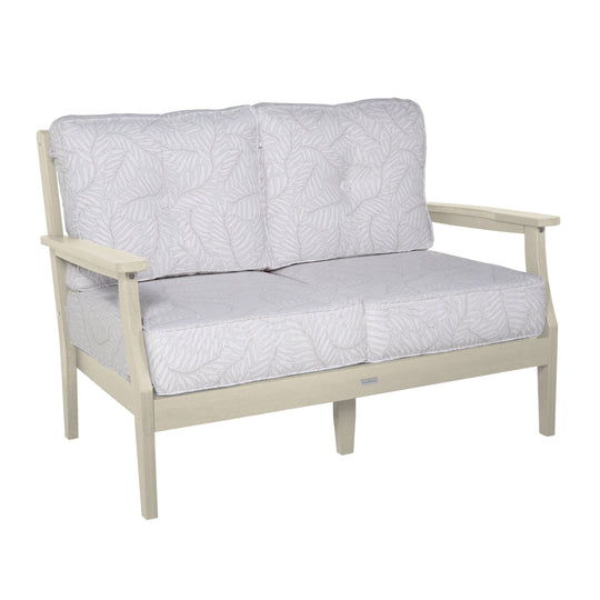 Lehigh Deep Seating Loveseat Deep Seating Highwood USA Lively Parchment Whitewash 