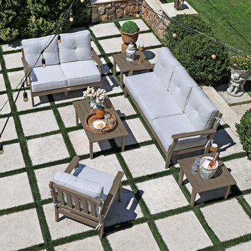 Lehigh Deep Seating 6 Piece Grand Set Deep Seating Highwood USA 