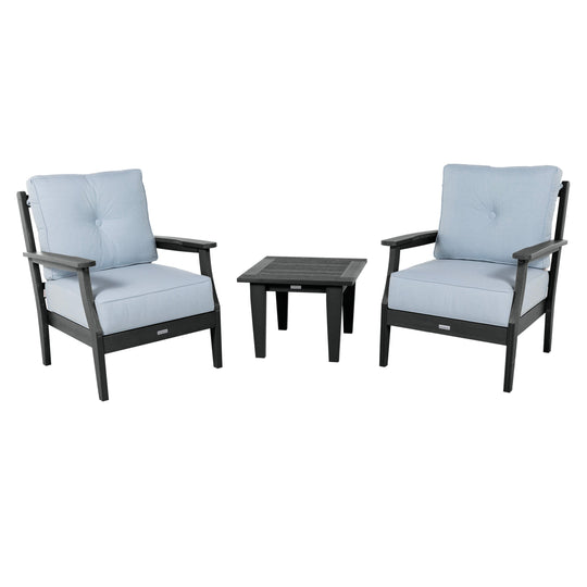 Lehigh Deep Seating 3 Piece Chair and Side Table Set Deep Seating Highwood USA 