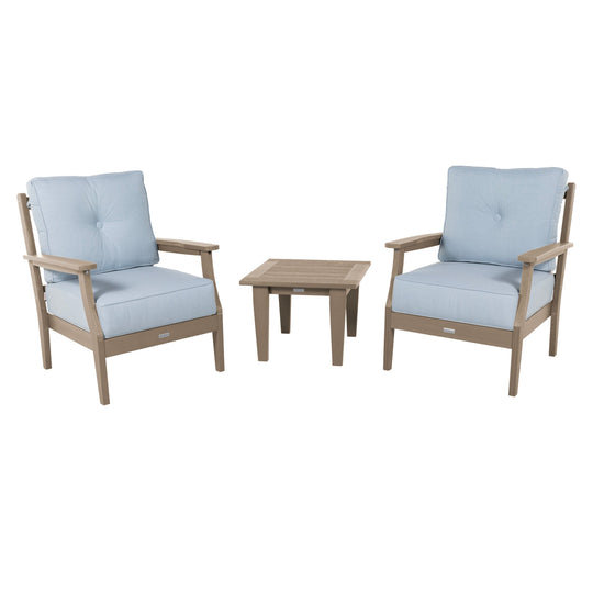 Lehigh Deep Seating 3 Piece Chair and Side Table Set Deep Seating Highwood USA 