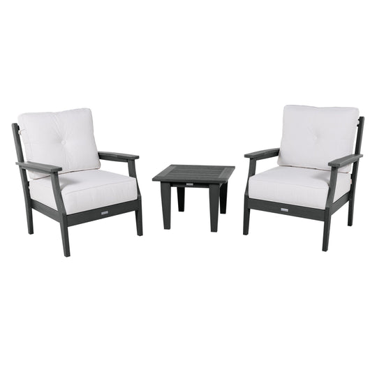 Lehigh Deep Seating 3 Piece Chair and Side Table Set Deep Seating Highwood USA 