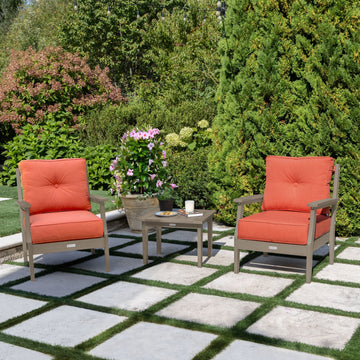 Lehigh Deep Seating 3 Piece Chair and Side Table Set Deep Seating Highwood USA 