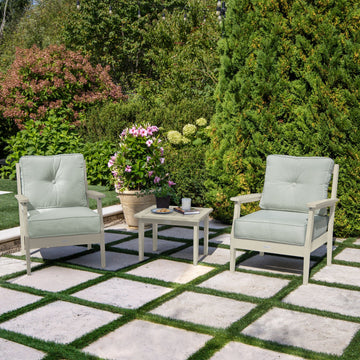 Lehigh Deep Seating 3 Piece Chair and Side Table Set Deep Seating Highwood USA 