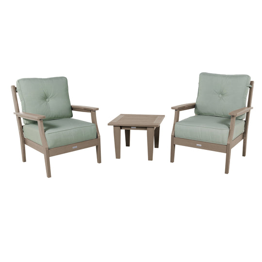 Lehigh Deep Seating 3 Piece Chair and Side Table Set Deep Seating Highwood USA 