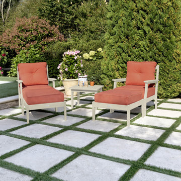 Lehigh Deep Seating 5 Piece Chairs and Ottoman Set Deep Seating Highwood USA 