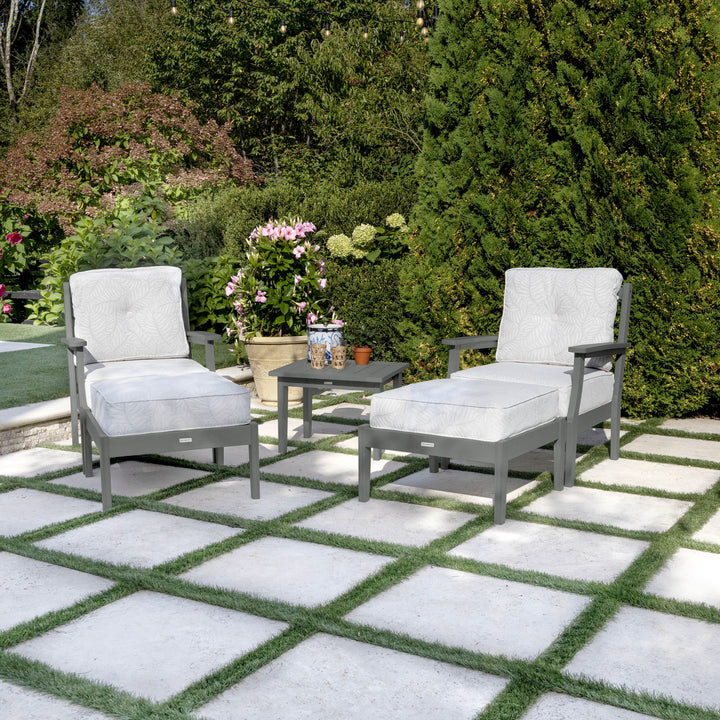 Lehigh Deep Seating 5 Piece Chairs and Ottoman Set Deep Seating Highwood USA 