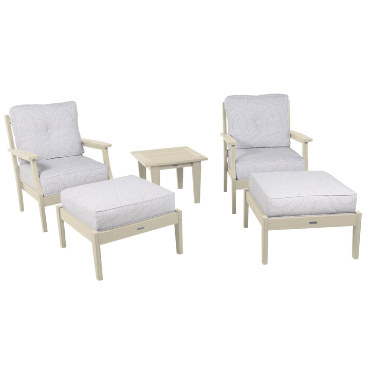Lehigh Deep Seating 5 Piece Chairs and Ottoman Set Deep Seating Highwood USA 