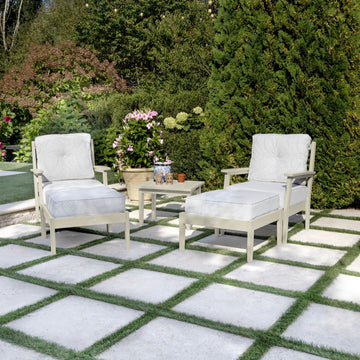 Lehigh Deep Seating 5 Piece Chairs and Ottoman Set Deep Seating Highwood USA 