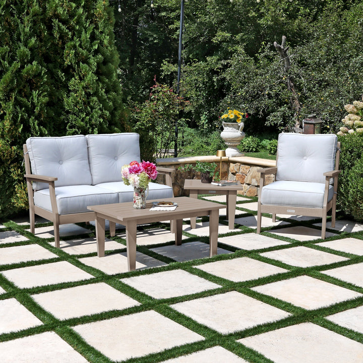 Lehigh Deep Seating 4 Piece Loveseat and Chair Set Deep Seating Highwood USA 