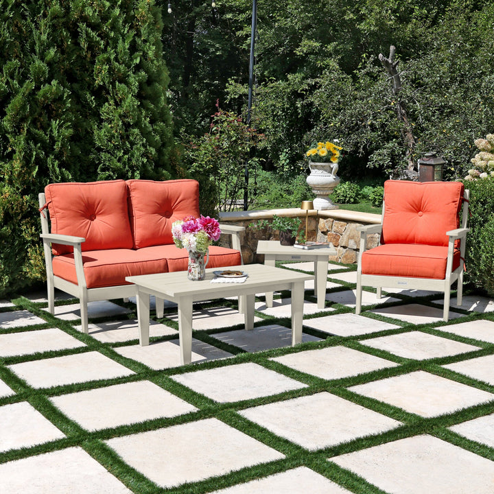 Lehigh Deep Seating 4 Piece Loveseat and Chair Set Deep Seating Highwood USA 