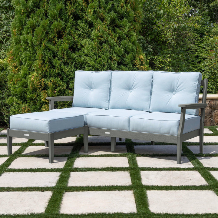 Lehigh Deep Seating 2 Piece Couch and Ottoman Set Deep Seating Highwood USA 