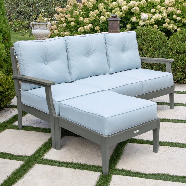 Lehigh Deep Seating 2 Piece Couch and Ottoman Set Deep Seating Highwood USA 