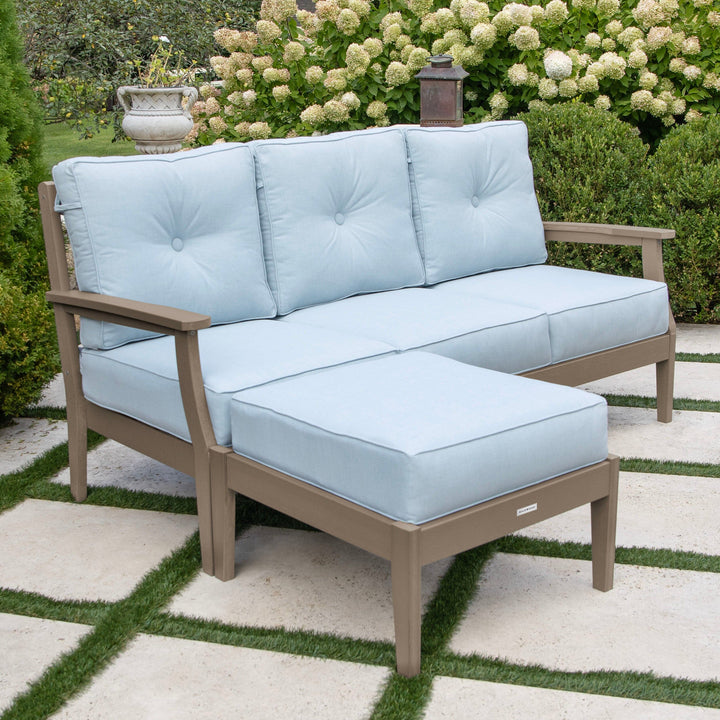 Lehigh Deep Seating 2 Piece Couch and Ottoman Set Deep Seating Highwood USA 