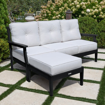 Lehigh Deep Seating 2 Piece Couch and Ottoman Set Deep Seating Highwood USA 
