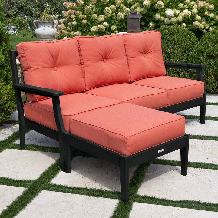 Lehigh Deep Seating 2 Piece Couch and Ottoman Set Deep Seating Highwood USA 