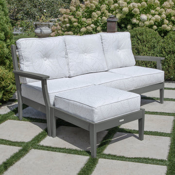 Lehigh Deep Seating 2 Piece Couch and Ottoman Set Deep Seating Highwood USA 