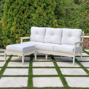 Lehigh Deep Seating 2 Piece Couch and Ottoman Set Deep Seating Highwood USA 