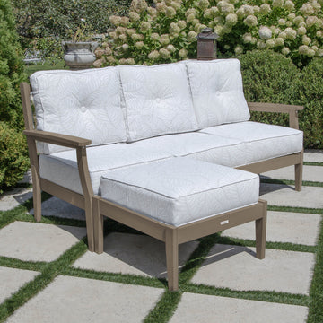 Lehigh Deep Seating 2 Piece Couch and Ottoman Set Deep Seating Highwood USA 