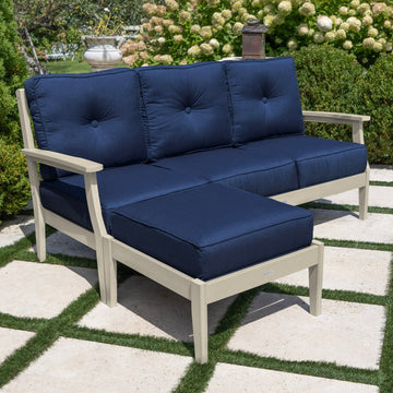 Lehigh Deep Seating 2 Piece Couch and Ottoman Set Deep Seating Highwood USA 