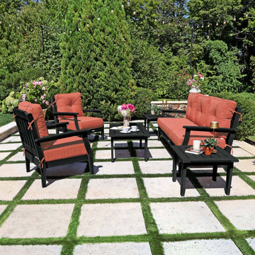 Lehigh Deep Seating 6 Piece Conversation Set Deep Seating Highwood USA 