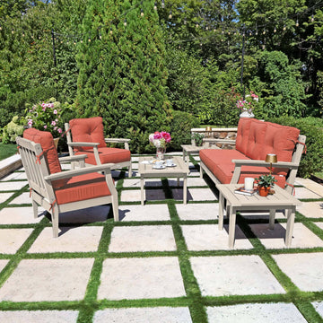 Lehigh Deep Seating 6 Piece Conversation Set Deep Seating Highwood USA 