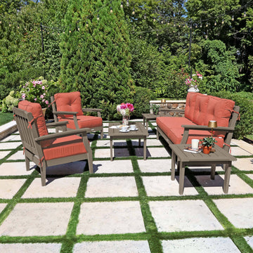 Lehigh Deep Seating 6 Piece Conversation Set Deep Seating Highwood USA 