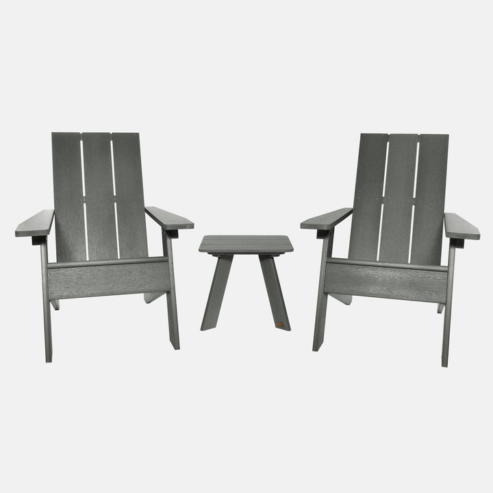 Italica Modern Adirondack 3-Piece Set Kitted Sets Highwood USA Coastal Teak 