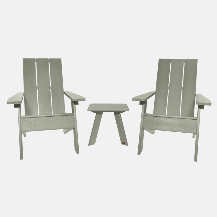 Italica Modern Adirondack 3-Piece Set Kitted Sets Highwood USA Eucalyptus 
