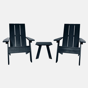 Italica Modern Adirondack 3-Piece Set Kitted Sets Highwood USA Federal Blue 