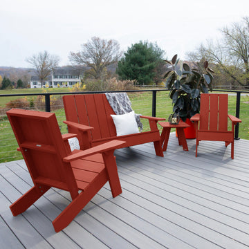 Italica Modern Adirondack 4-Piece Set Kitted Sets Highwood USA 