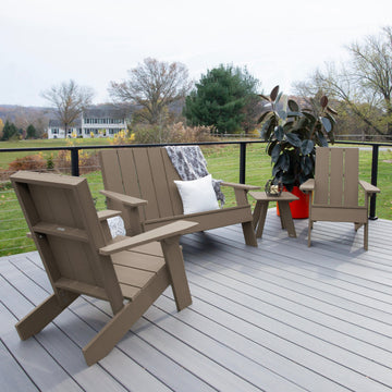 Italica Modern Adirondack 4-Piece Set Kitted Sets Highwood USA 