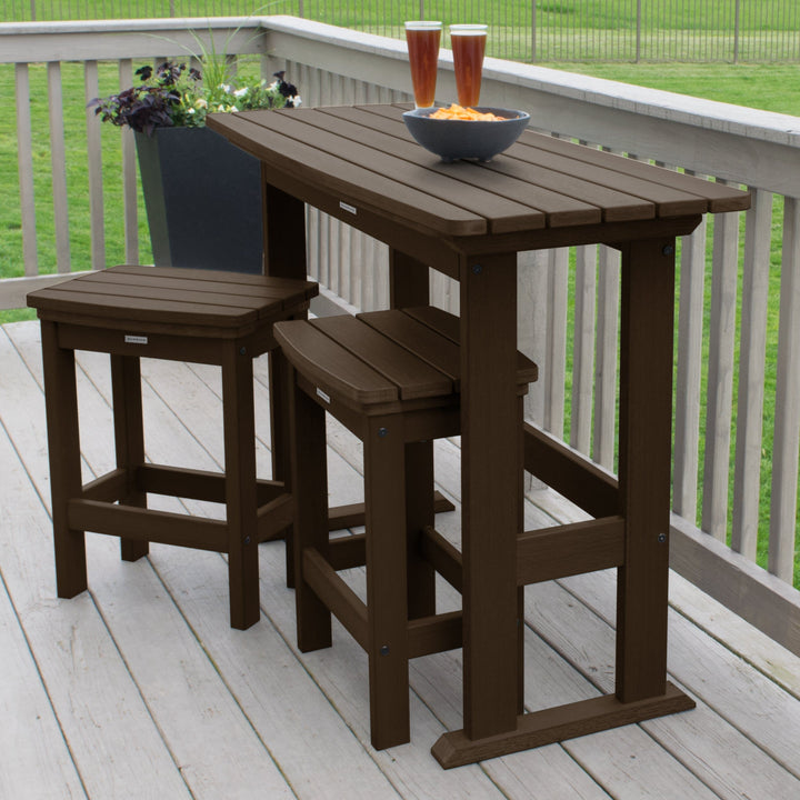 Lehigh 3pc Counter Height Balcony Set Dining Highwood USA 