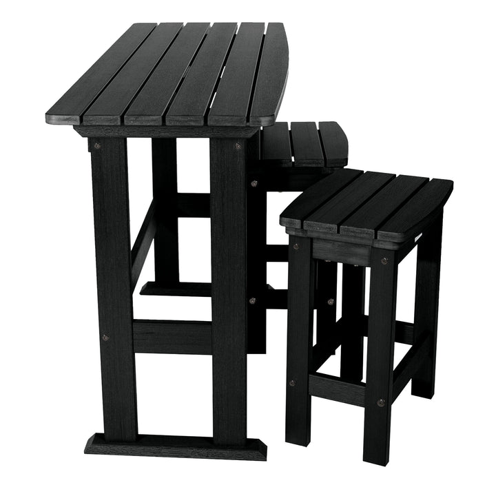 Lehigh 3pc Counter Height Balcony Set Dining Highwood USA 